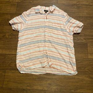 Club Room Multicolor Striped Button Down Shirt